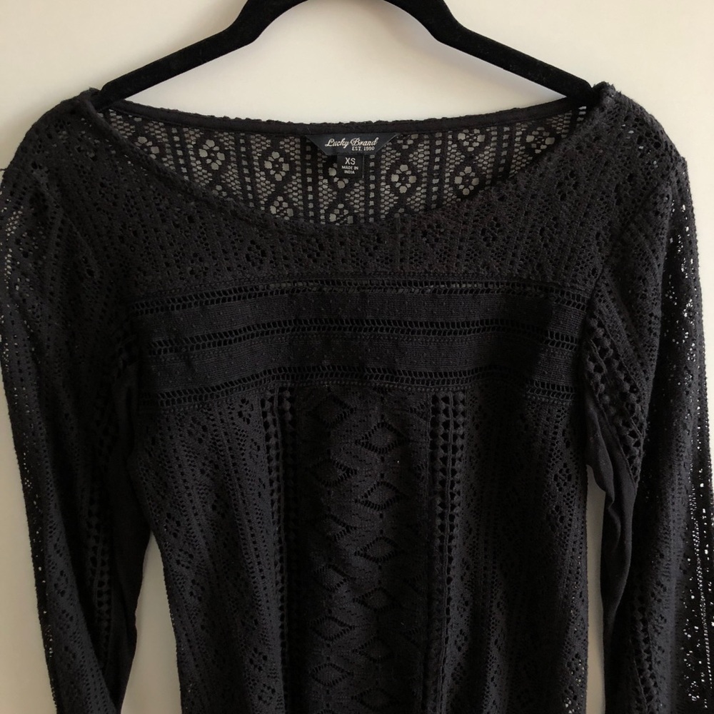 [Lucky Brand] Embroidered Top